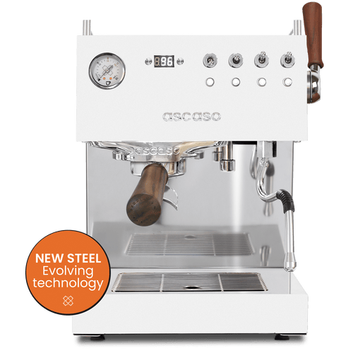 Ascaso STEEL DUO PADS White & Wood