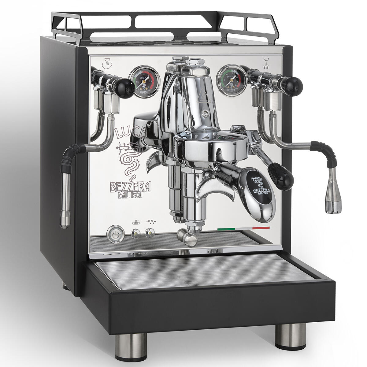 Bezzera Luce S PID, Fast Heating Vibrationspumpe, PID, Logo-Griff – Espressomaschine