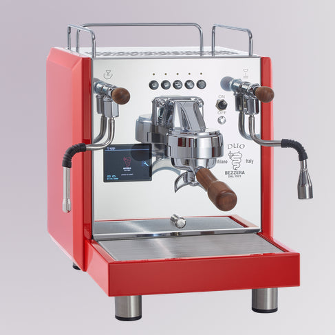 Bezzera DUO Top DE 3 PID, rot DUO00DE1IL5-VTA, swiss plug – Espressomaschine