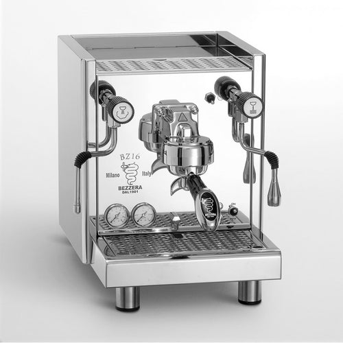 Bezzera BZ16 DE Top Version/Rotationspumpe / Kipphahnen Bezzera logo Siebträgergriff – Espressomaschine