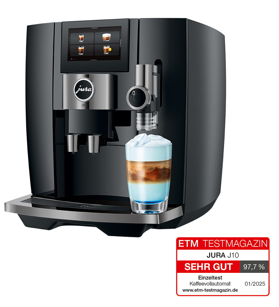 JURA J10 Piano Black Produktansicht