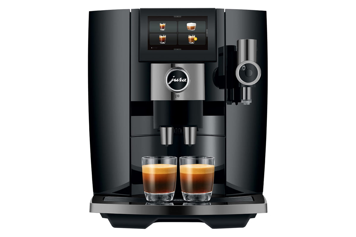 JURA J10 Piano Black Detailansicht