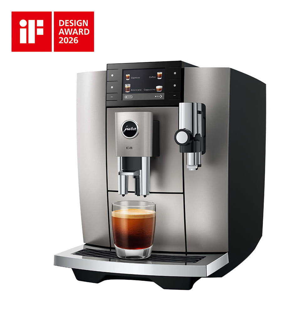 JURA E8 Midnight Silver Produktansicht