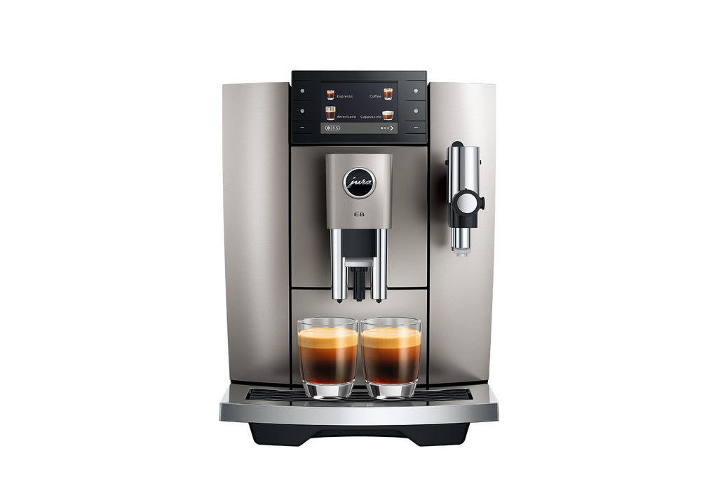 JURA E8 Midnight Silver Detailansicht